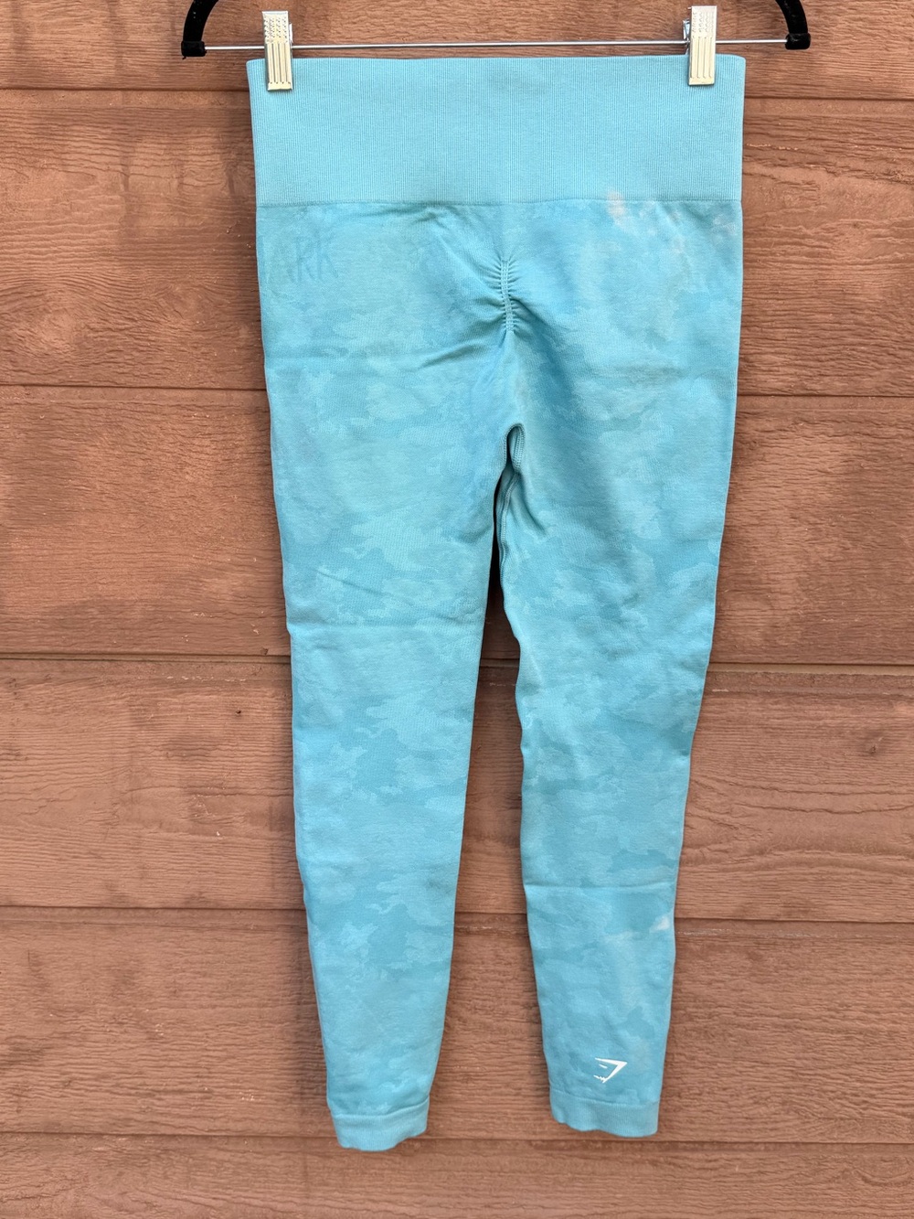Gymshark Light Aqua Seamless Leggings